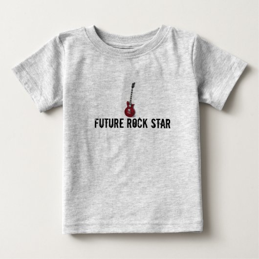 Pour Bébé T-shirt Future Rock Star (Devant)
