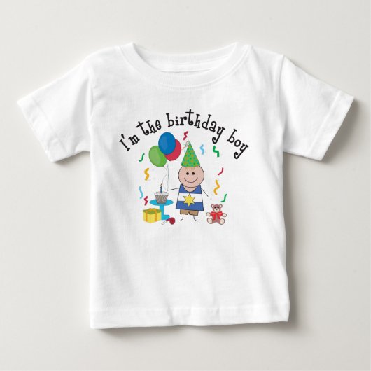 Pour Bébé T-shirt garçon d'anniversaire (Devant)