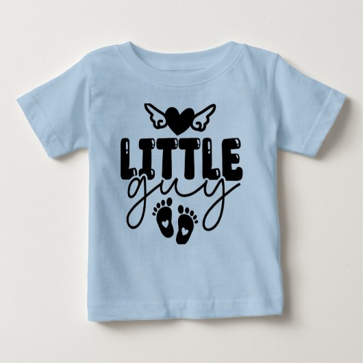 Pour Bébé T-shirt Garçon petit garçon bleu (Devant)