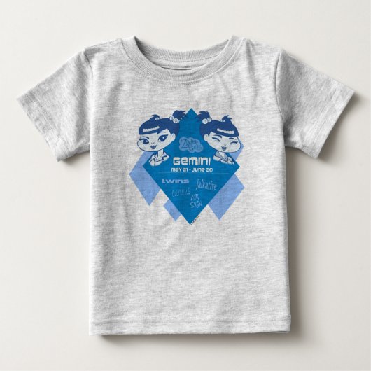 Pour Bébé T-shirt Gemini (Devant)