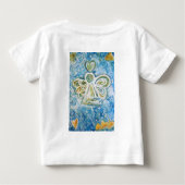Pour Bébé T-shirt Golden Blue Angel (Double) (Dos)