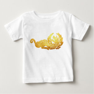 Pour Bébé T-shirt Golden Dragon Baby Fine Jersey