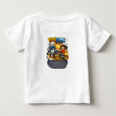 Pour Bébé T-shirt graphique Kawaii adorable (Dos)
