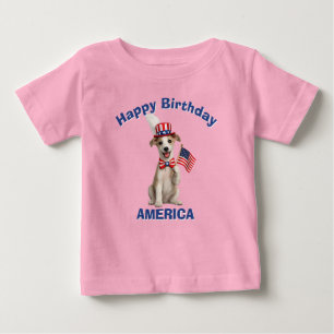 Pour Bébé T-Shirt Greyhound (2u) Enfant Patriote