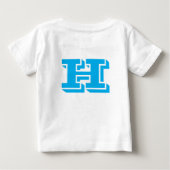 Pour Bébé T-shirt H Letter Design (Dos)