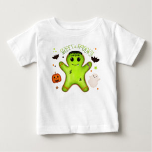 Pour Bébé T-shirt Halloween bonhomme en pain d'épices Franke