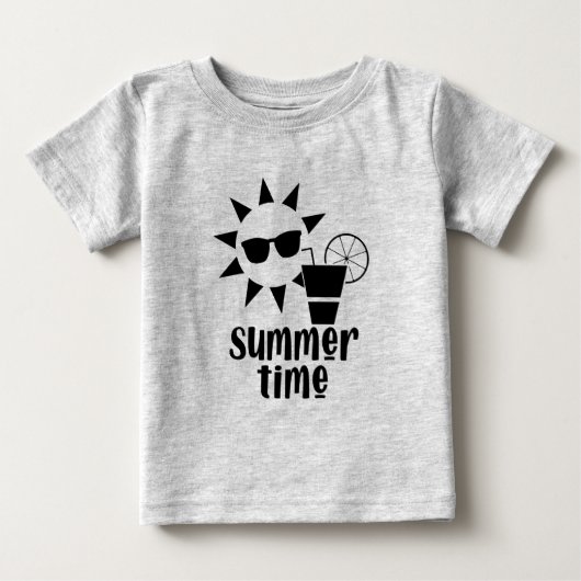 Pour Bébé T-shirt heure d'été (Devant)