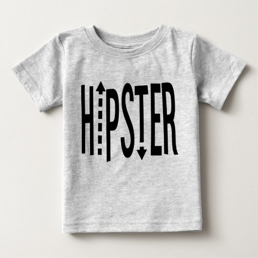 Pour Bébé T-shirt Hipster Arrow Typographie (Devant)