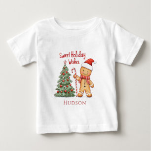Pour Bébé T-shirt homme en pain d'épices Père Noël de Noël