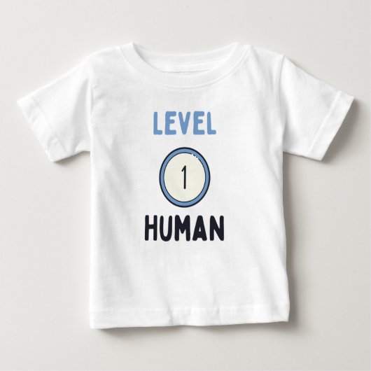 Pour Bébé T-shirt humain de niveau 1 (Devant)
