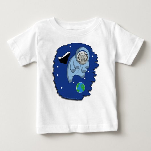 Pour Bébé T-shirt infantile Astro-Tardigrade (Devant)
