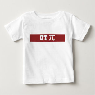 Pour Bébé T-shirt infantile du tarte de Cutie/quart pi