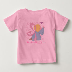 Pour Bébé T-shirt infantile personnalisable d'ange de cancer