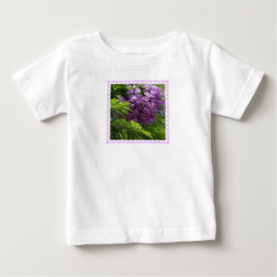 Pour Bébé T-shirt Jacaranda et papillons