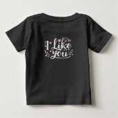 Pour Bébé T-Shirt "Je T'Aime" (Dos)