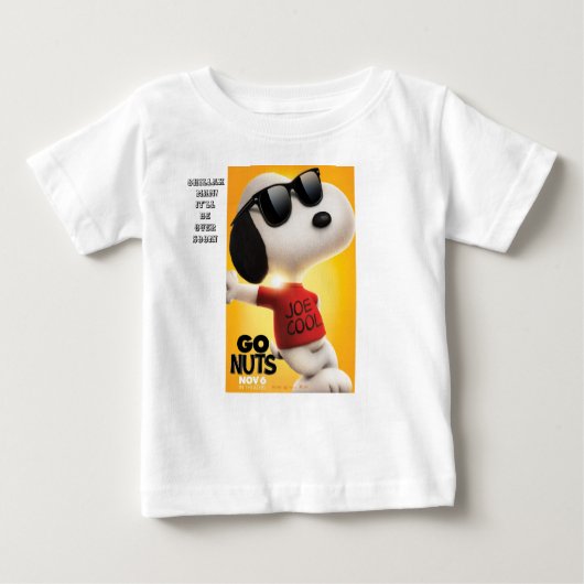 Pour Bébé T-shirt "JOE COOL" (Devant)