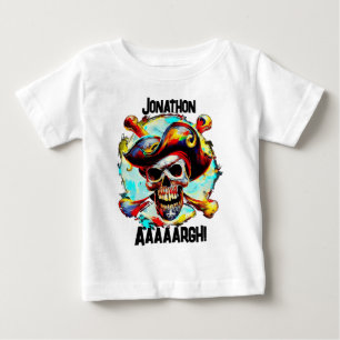 Pour Bébé T-shirt Jolly roger moderne