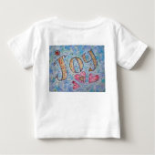 Pour Bébé T-shirt Joy Art (Image double face) (Dos)