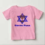 Pour Bébé T-shirt juif d'enfants en bas âge de Shayna Punim<br><div class="desc">T-shirt unisexe juif d'OY VEY</div>
