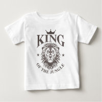 T-shirt King Of The Jungle Baby