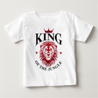 T-shirt King Of The Jungle Baby