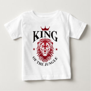 Pour Bébé T-shirt King Of The Jungle Baby