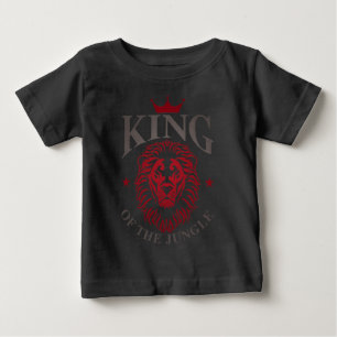 Pour Bébé T-shirt King Of The Jungle Baby