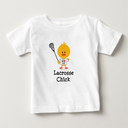 Pour Bébé T-shirt Lacrosse Chick Baby (Devant)