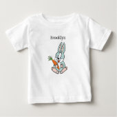 Pour Bébé T-shirt "Lapin avec carotte (Devant)