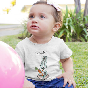Pour Bébé T-shirt "Lapin avec carotte