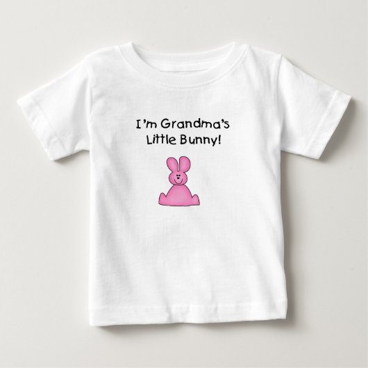 Pour Bébé T-shirt lapin (fille) de grand-mère (Devant)