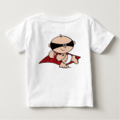 Pour Bébé T-shirt léger Superhero Flying Toddler (Dos)