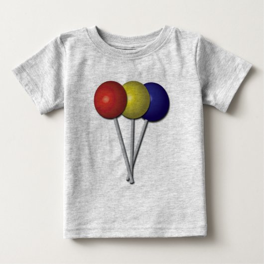 Pour Bébé T-shirt Lollipops (Devant)