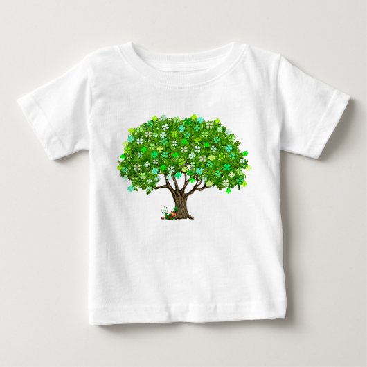 Pour Bébé T-shirt Lucky Leprechaun Baby (Devant)