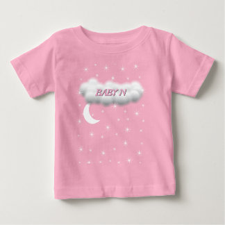 Pour Bébé T-shirt lune et étoiles