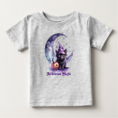 Pour Bébé T-Shirt Magie d'Halloween (Devant)