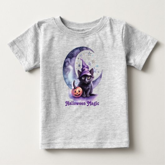 Pour Bébé T-Shirt Magie d'Halloween (Devant)