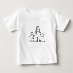 Pour Bébé T-shirt Maman & Me (Dessin sans titre)