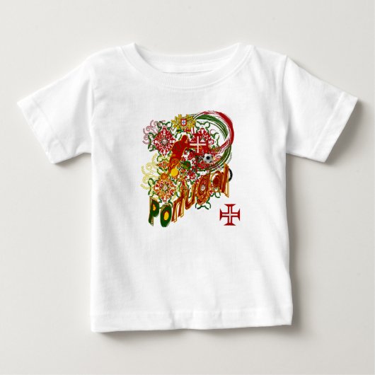 Pour Bébé T-shirt Manga comprida Selecção Portuguesa (Devant)