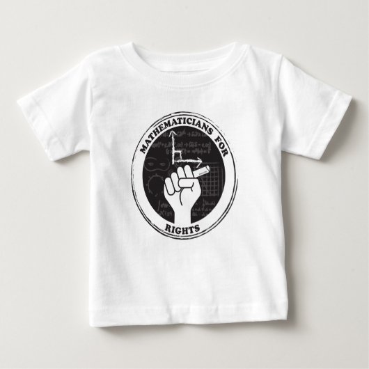 Pour Bébé T-shirt Mathematicians for Rights - Baby (Devant)