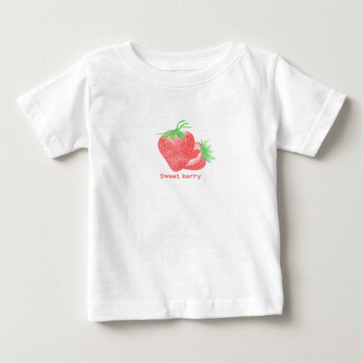 Pour Bébé T-shirt mignon à la douce baie (Devant)