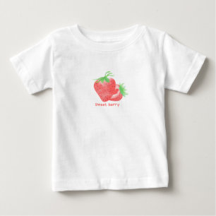 Pour Bébé T-shirt mignon avec baie sucrée