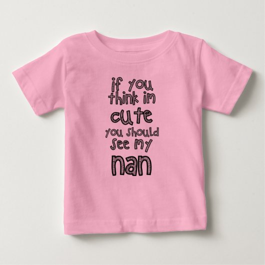 Pour Bébé T-shirt mignon et drôle d'enfants (Devant)