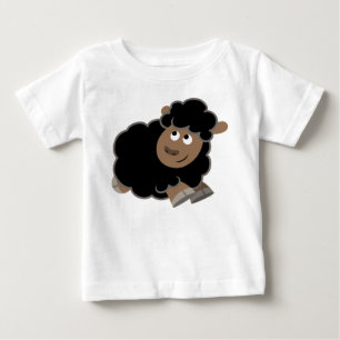 Pour Bébé T-shirt Mignonne Mischievous Cartoon Cheep Baby