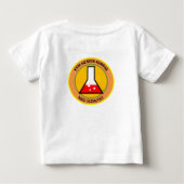 Pour Bébé T-shirt Mini-Fou de scientifique (Dos)