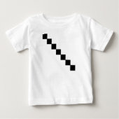 Pour Bébé T-shirt minimal épée Pixel (Devant)