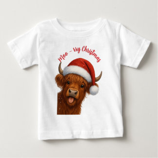 Pour Bébé T-Shirt Moo-rry Noël