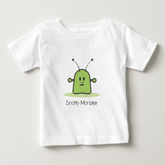 Pour Bébé T-shirt morveux de monstre (Devant)
