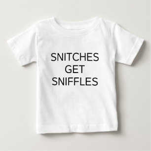 Pour Bébé T-Shirt Mouchards Attrapent Rhumes