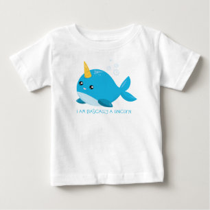 Pour Bébé T-shirt Narwhal Unicorn Baby/Toddler